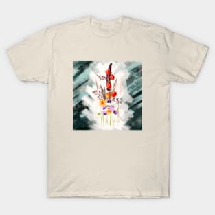 abstraction with dried flowers T-Shirt